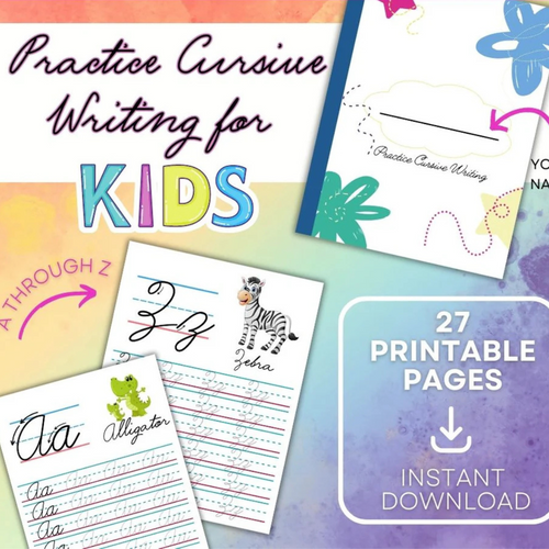 Kids Cursive Writing